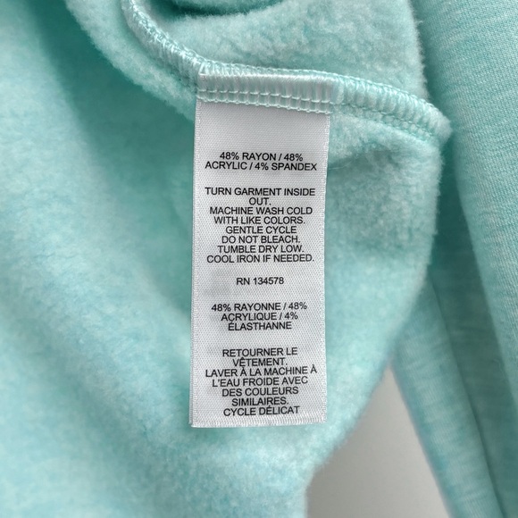 Vineyard Vines Dreamcloth Relaxed Shep Shirt Quarter Zip Sweatshirt Mint NWOT - Picture 12 of 14